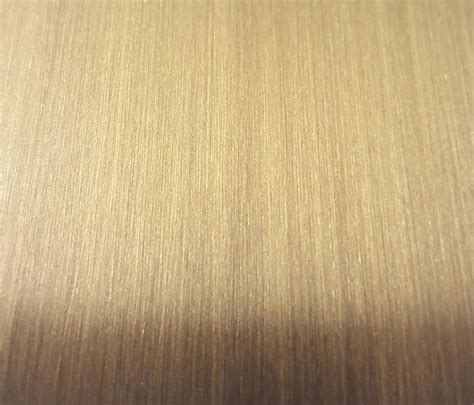 brushed brass sheet metal